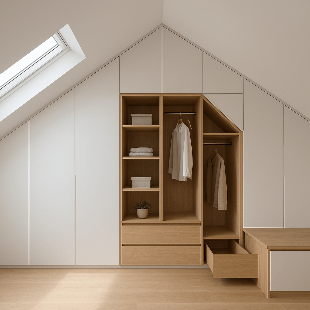 Vestavba pod šikminu